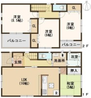 ☆オール電化住宅！敷地面積45坪超♪
☆南向き！全室2面採光！陽当たり・通風良好♪
☆南向き2面バルコニー！並列駐車2台♪
