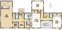 ☆敷地面積46坪超！全室南向き！陽当たり・通風良好♪
☆３LDKに書斎！たっぷり収納出来る納戸も設置♪
☆突然の雨でも安心のインナーバルコニー♪