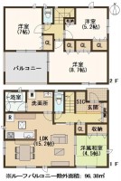 ☆オール電化住宅！
☆南向き！陽当たり・通風良好♪
☆ワイドなルーフバルコニー！急な天候の変化でも安心♪
