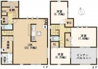 ☆オール電化住宅 3LDK+WIC♪
☆LDK広々23帖超!SICもあり♪
☆広いインナーバルコニー!急な雨でも安心♪